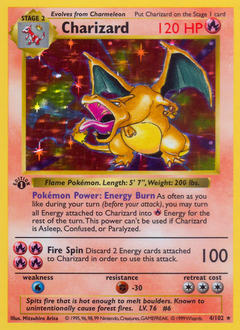 Charizard Base Set Pokemon card